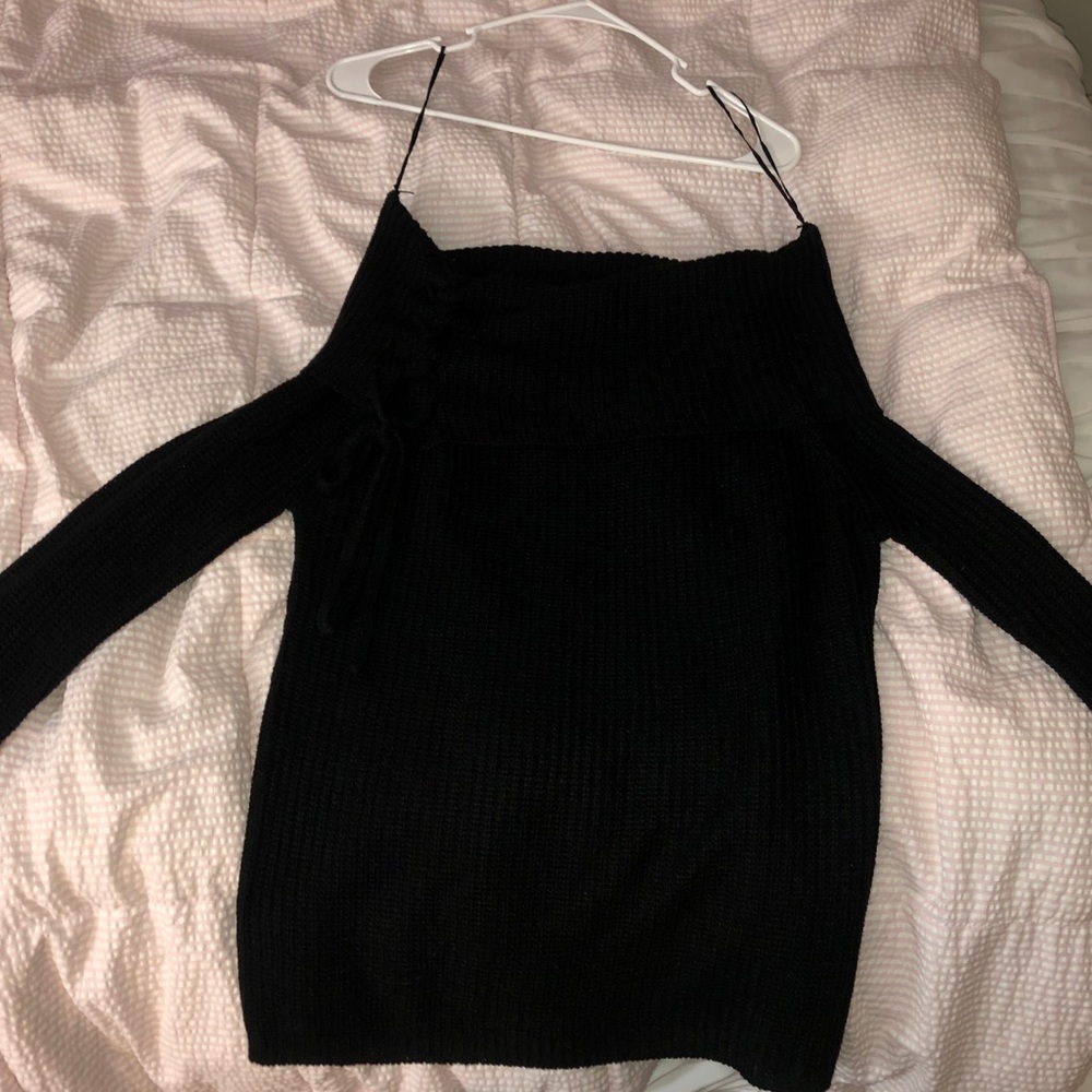 Off the shoulder sweater